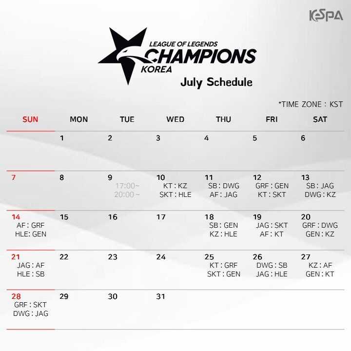 LCK2019夏季赛赛程安排_http://www.abetid.com_游戏攻略_第2张