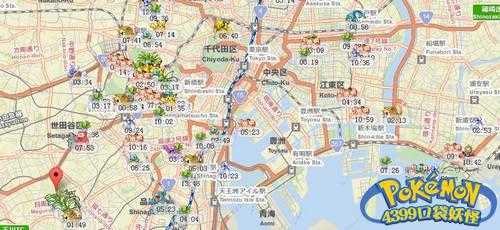 精灵宝可梦GO东京精灵分布图_游戏攻略_第1张_ab游戏 精灵宝可梦GO东京精灵分布图_http://www.abetid.com_游戏攻略_第1张