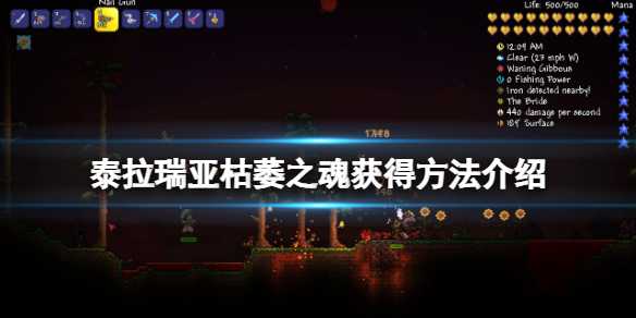 泰拉瑞亚手机版枯萎之魂获取攻略_http://www.abetid.com_游戏攻略_第1张