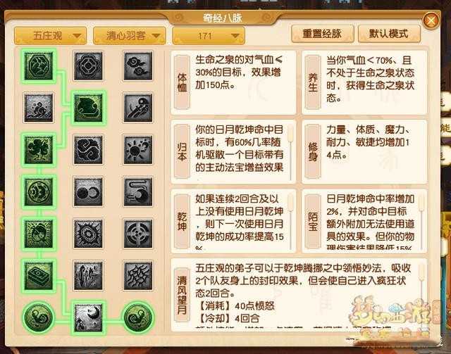 梦幻西游五庄观经脉加点方法_游戏攻略_第2张_ab游戏 梦幻西游五庄观经脉加点方法_http://www.abetid.com_游戏攻略_第2张