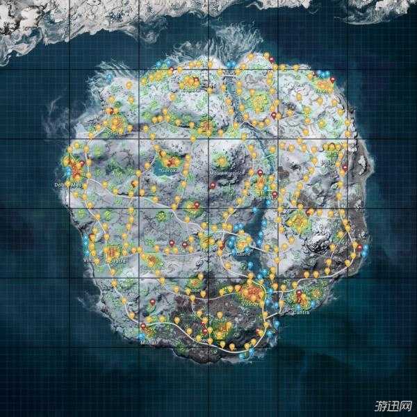 绝地求生雪地图资源分布攻略_游戏攻略_第1张_ab游戏 绝地求生雪地图资源分布攻略_http://www.abetid.com_游戏攻略_第1张