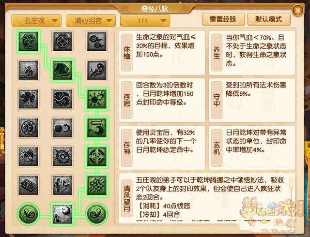 梦幻西游五庄观经脉加点方法_游戏攻略_第3张_ab游戏 梦幻西游五庄观经脉加点方法_http://www.abetid.com_游戏攻略_第3张