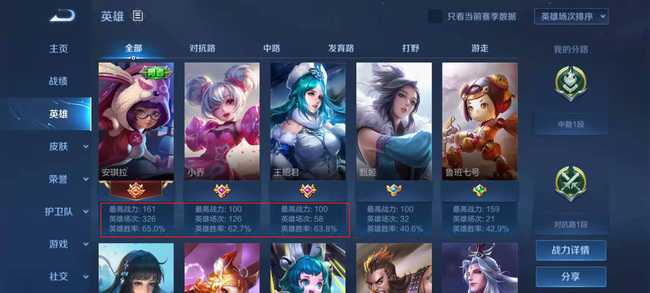 王者荣耀本命英雄测试攻略_http://www.abetid.com_游戏攻略_第5张