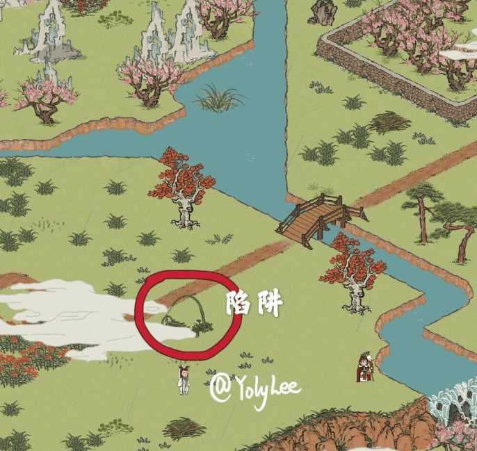 江南百景图桃花村陷阱位置揭秘_http://www.abetid.com_游戏攻略_第2张